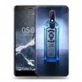 Дизайнерский пластиковый чехол для Nokia 5.1 Bombay Sapphire