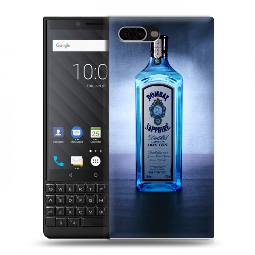 Дизайнерский пластиковый чехол для BlackBerry KEY2 Bombay Sapphire