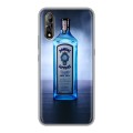 Дизайнерский силиконовый с усиленными углами чехол для Vivo V17 Neo Bombay Sapphire