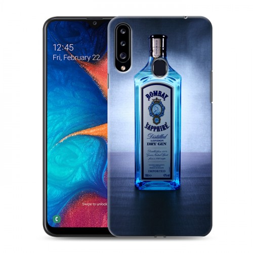 Дизайнерский пластиковый чехол для Samsung Galaxy A20s Bombay Sapphire