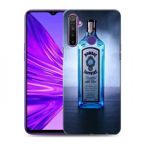 Дизайнерский силиконовый чехол для Realme 5 Bombay Sapphire