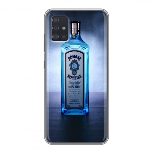 Дизайнерский силиконовый чехол для Samsung Galaxy A51 Bombay Sapphire