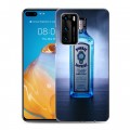 Дизайнерский силиконовый с усиленными углами чехол для Huawei P40 Bombay Sapphire