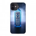 Дизайнерский силиконовый с усиленными углами чехол для Iphone 12 Mini Bombay Sapphire