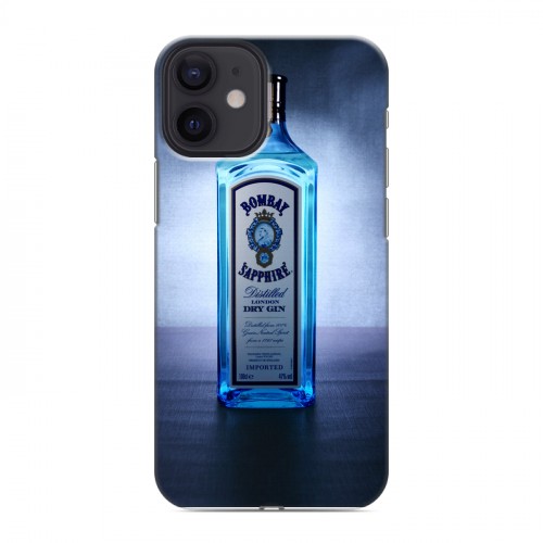 Дизайнерский силиконовый с усиленными углами чехол для Iphone 12 Mini Bombay Sapphire