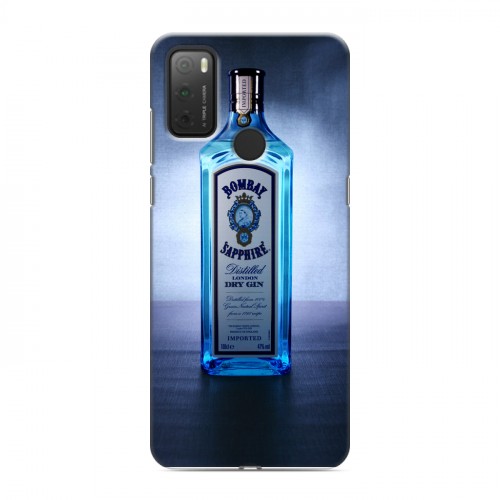 Дизайнерский силиконовый чехол для Alcatel 3L (2021) Bombay Sapphire