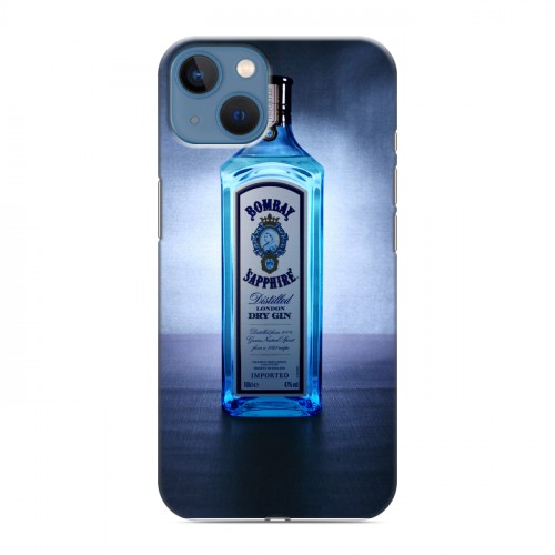 Дизайнерский силиконовый чехол для Iphone 13 Bombay Sapphire