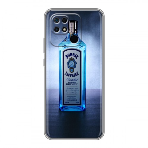 Дизайнерский пластиковый чехол для Xiaomi Redmi 10C Bombay Sapphire