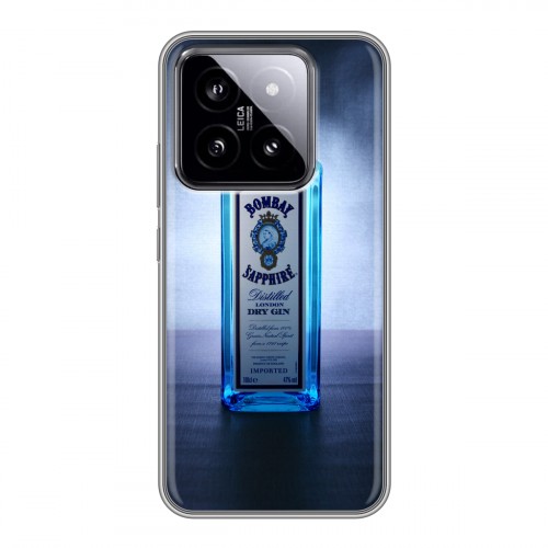 Дизайнерский силиконовый чехол для Xiaomi 14 Bombay Sapphire