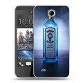 Дизайнерский пластиковый чехол для HTC Desire 300 Bombay Sapphire