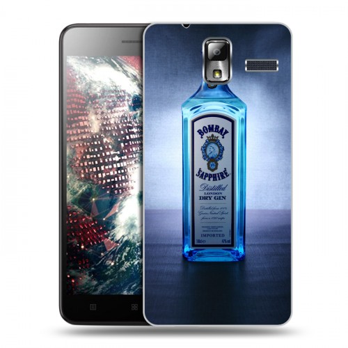 Дизайнерский силиконовый чехол для Lenovo S580 Ideaphone Bombay Sapphire