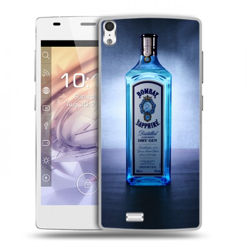 Дизайнерский пластиковый чехол для Prestigio Grace Bombay Sapphire