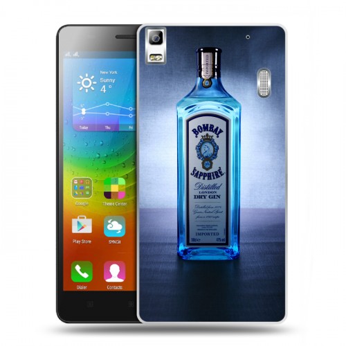 Дизайнерский пластиковый чехол для Lenovo A7000 Bombay Sapphire