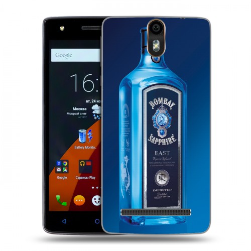 Дизайнерский силиконовый чехол для Wileyfox Storm Bombay Sapphire