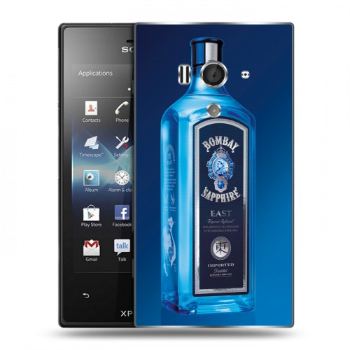 Дизайнерский пластиковый чехол для Sony Xperia acro S Bombay Sapphire