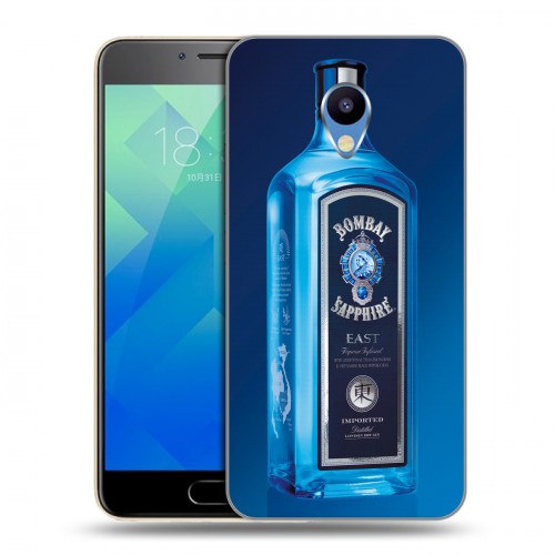 Дизайнерский пластиковый чехол для Meizu M5 Bombay Sapphire