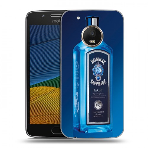 Дизайнерский силиконовый чехол для Lenovo Moto G5 Bombay Sapphire