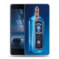 Дизайнерский пластиковый чехол для Nokia 8 Bombay Sapphire