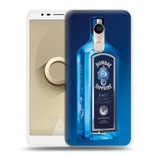 Дизайнерский силиконовый чехол для Alcatel 3C Bombay Sapphire