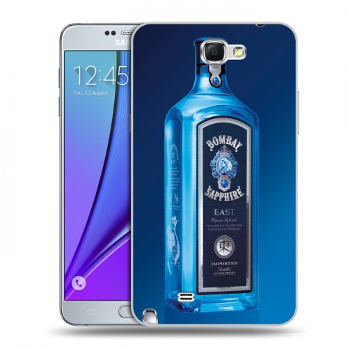 Дизайнерский пластиковый чехол для Samsung Galaxy Note 2 Bombay Sapphire