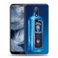 Дизайнерский пластиковый чехол для Nokia 6.1 Plus Bombay Sapphire