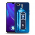 Дизайнерский силиконовый с усиленными углами чехол для OPPO A1k Bombay Sapphire