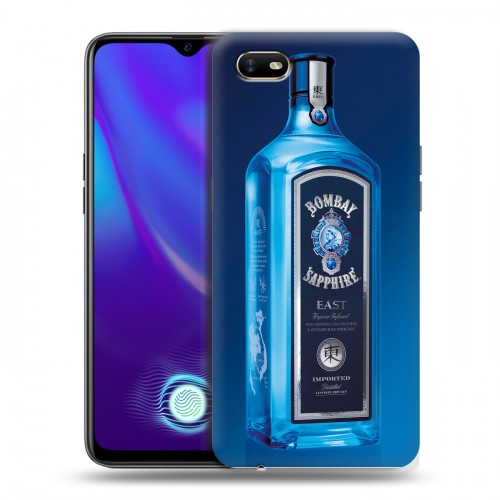 Дизайнерский силиконовый с усиленными углами чехол для OPPO A1k Bombay Sapphire