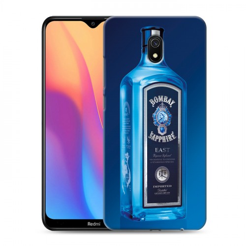 Дизайнерский силиконовый с усиленными углами чехол для Xiaomi RedMi 8A Bombay Sapphire