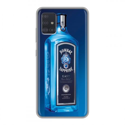 Дизайнерский силиконовый чехол для Samsung Galaxy A51 Bombay Sapphire