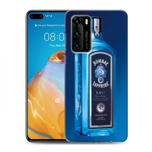 Дизайнерский пластиковый чехол для Huawei P40 Bombay Sapphire