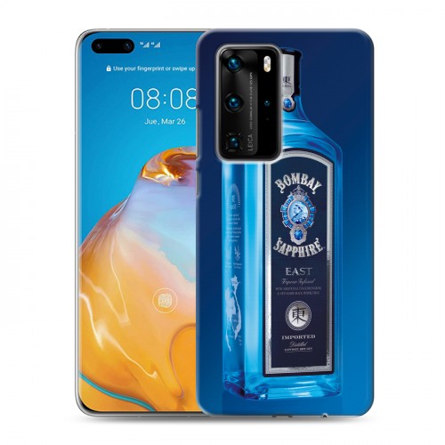 Дизайнерский пластиковый чехол для Huawei P40 Pro Bombay Sapphire