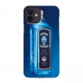 Дизайнерский силиконовый чехол для Iphone 12 Bombay Sapphire