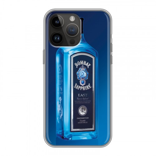 Дизайнерский силиконовый чехол для Iphone 14 Pro Max Bombay Sapphire