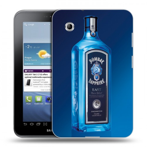 Дизайнерский силиконовый чехол для Samsung Galaxy Tab 2 7.0 Bombay Sapphire