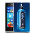 Дизайнерский пластиковый чехол для Microsoft Lumia 435 Bombay Sapphire