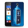 Дизайнерский силиконовый чехол для Microsoft Lumia 430 Dual SIM Bombay Sapphire