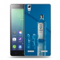 Дизайнерский силиконовый чехол для Lenovo A6010 Bombay Sapphire