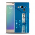 Дизайнерский пластиковый чехол для Samsung Z3 Bombay Sapphire