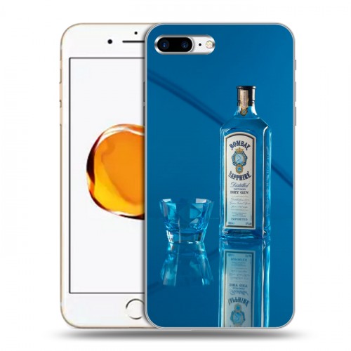 Дизайнерский пластиковый чехол для Iphone 7 Plus / 8 Plus Bombay Sapphire