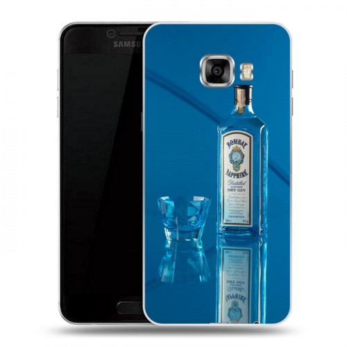 Дизайнерский пластиковый чехол для Samsung Galaxy C5 Bombay Sapphire