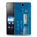 Дизайнерский пластиковый чехол для Sony Xperia TX Bombay Sapphire