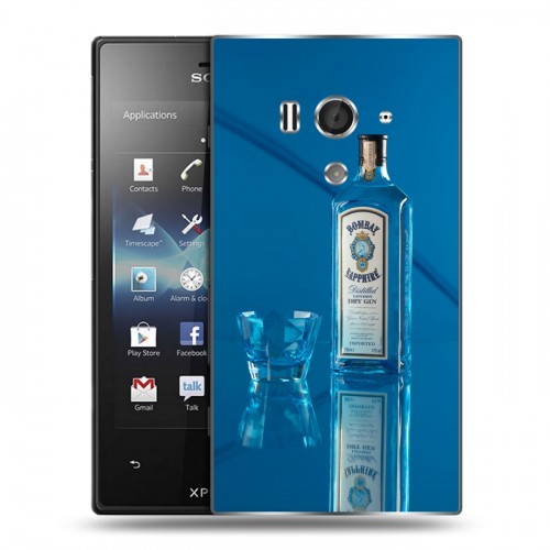 Дизайнерский пластиковый чехол для Sony Xperia acro S Bombay Sapphire