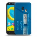 Дизайнерский пластиковый чехол для Alcatel U5 Bombay Sapphire