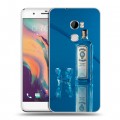 Дизайнерский пластиковый чехол для HTC One X10 Bombay Sapphire