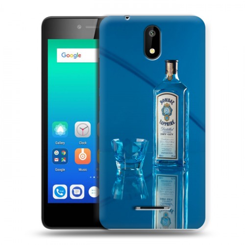 Дизайнерский силиконовый чехол для Micromax Q409 Bombay Sapphire