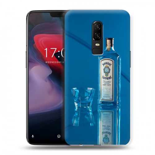 Дизайнерский пластиковый чехол для OnePlus 6 Bombay Sapphire