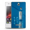 Дизайнерский пластиковый чехол для Sony Xperia E Bombay Sapphire