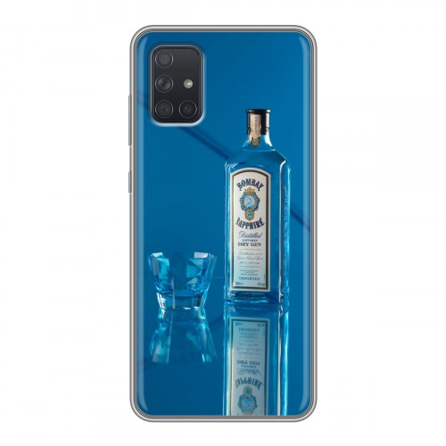 Дизайнерский силиконовый чехол для Samsung Galaxy A71 Bombay Sapphire