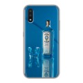 Дизайнерский силиконовый чехол для Samsung Galaxy M01 Bombay Sapphire