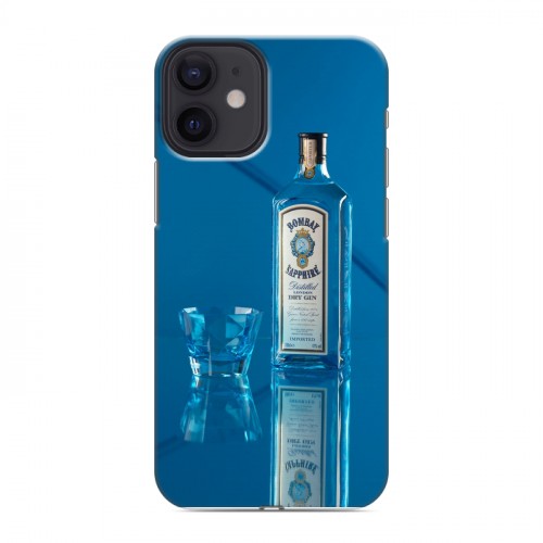 Дизайнерский силиконовый с усиленными углами чехол для Iphone 12 Mini Bombay Sapphire